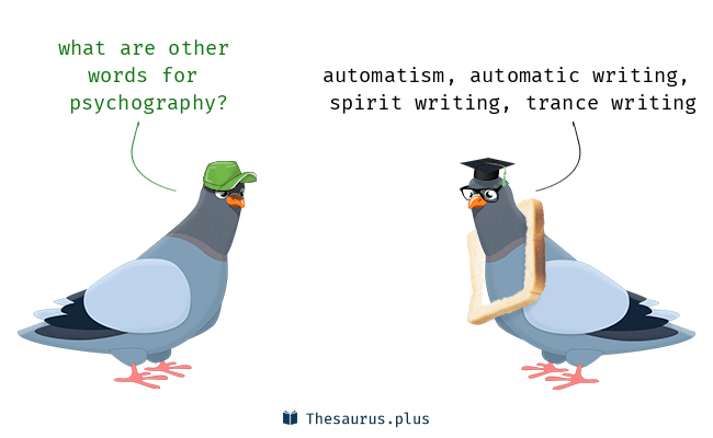 Illustration de synonymes à l'écriture automatique